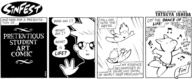 Pretentious Student Art Comic