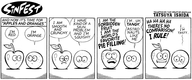 Apples and Oranges