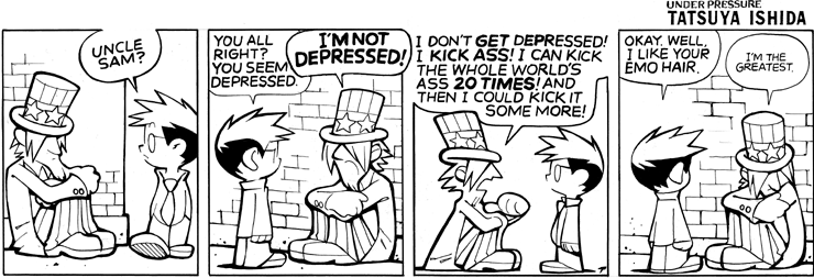 Uncle Sam Not Depressed