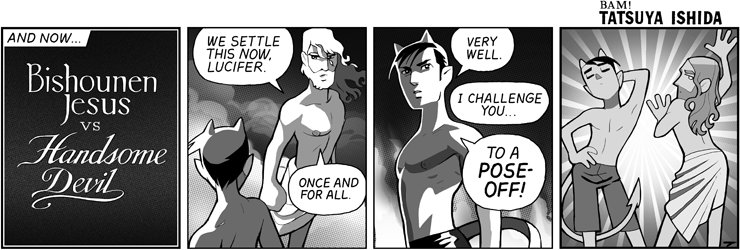 Bishounen Jesus vs Handsome Devil