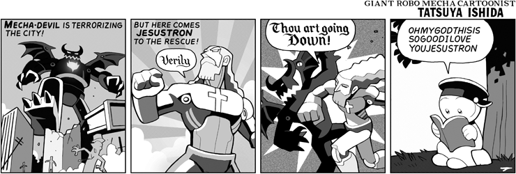 Mecha-Devil Vs. Jesustron