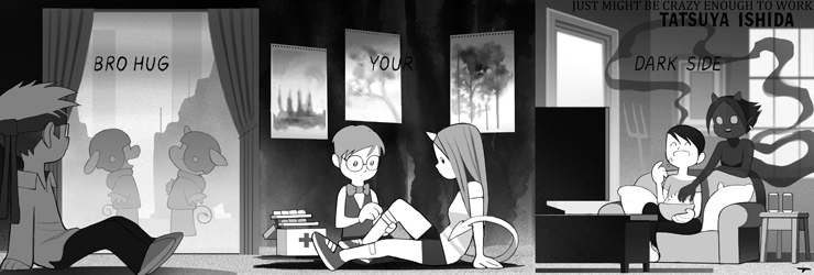 Bro Hug Your Dark Side
